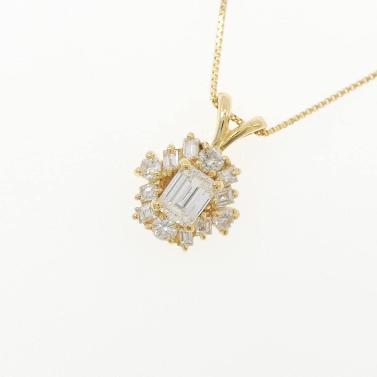 K18YG ダイヤモンド ネックレス 0.455CT