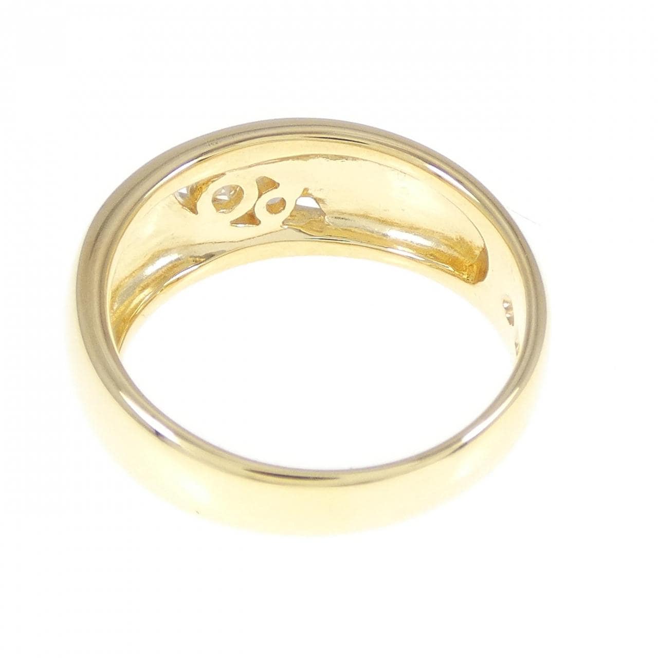K18YG ダイヤモンド リング 0.13CT