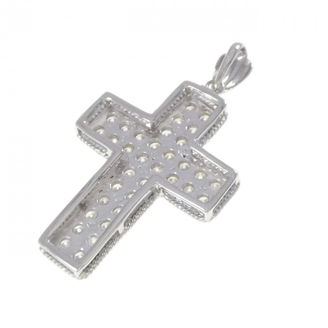 PT900 クロス ダイヤモンド ペンダント 2.50CT