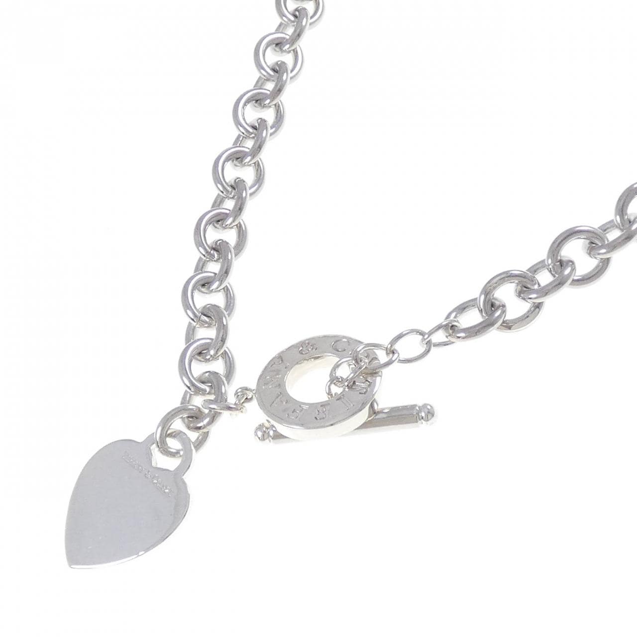 ティファニー ハートタグチャーム トグル ネックレス