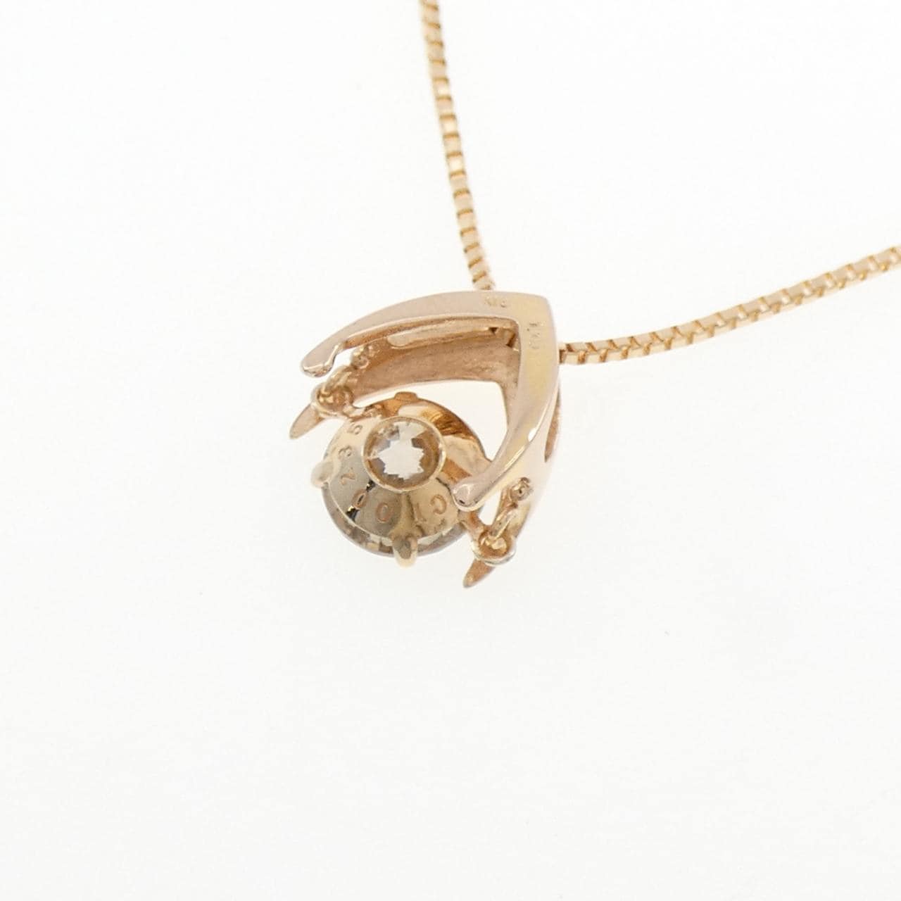 K18PG ダイヤモンド ネックレス 1.10CT