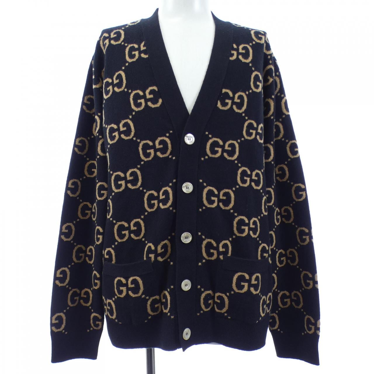 グッチ GUCCI GGパターン　GGウールジャガードカーディガン 694758 XKCC5 カーディガン