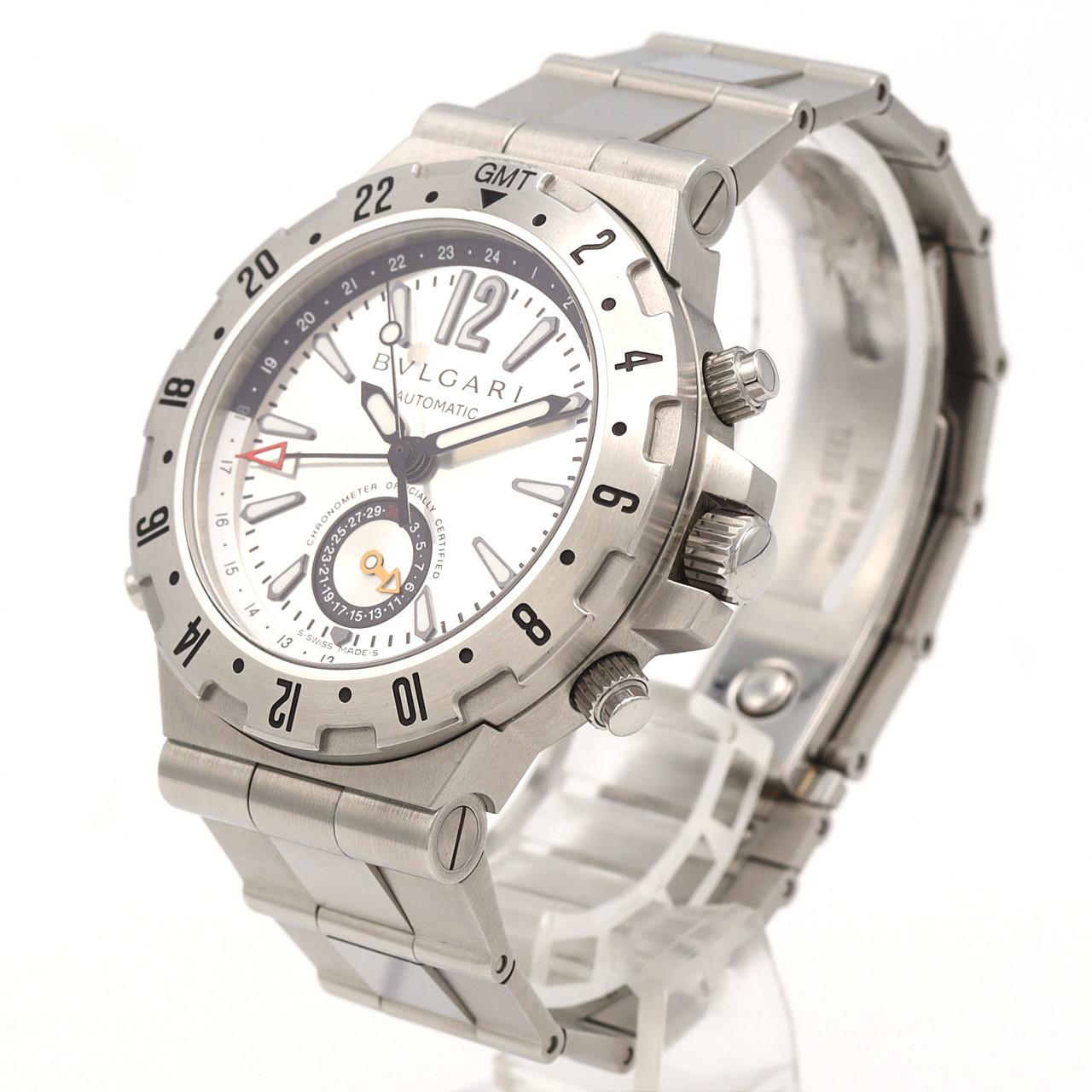 【ノーメンテナンス還元価格】ブルガリ ディアゴノプロフェッショナルGMT GMT40S/GMT40C5SSD SS 自動巻