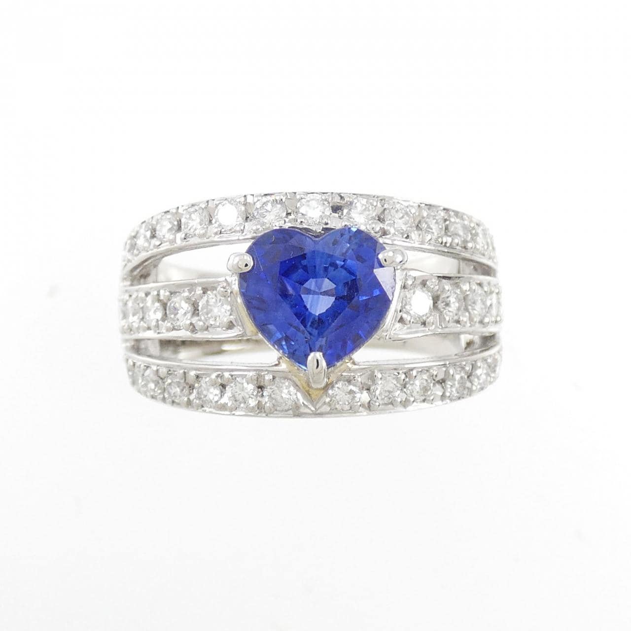PT Heart Sapphire Ring 1.89CT