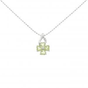 K10WG ペリドット ネックレス