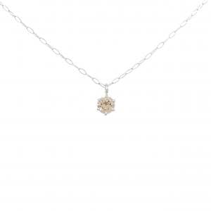 PT850 ソリティア ダイヤモンド ネックレス 0.10CT