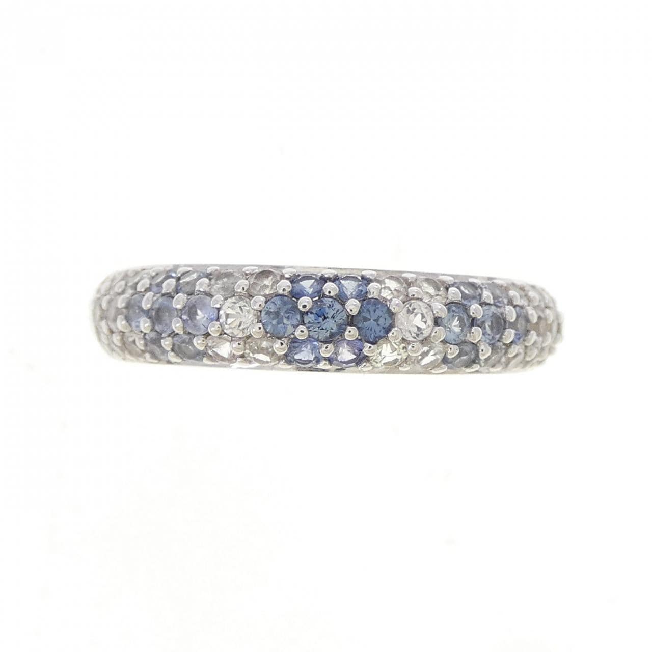K18WG サファイヤ リング 1.20CT