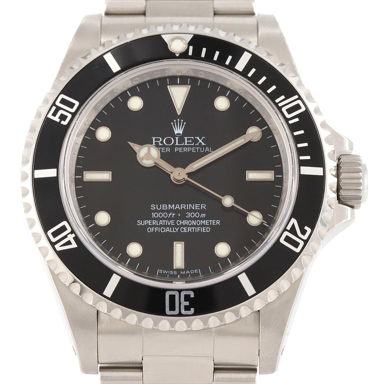 ROLEX Submariner Non-Date 14060M SS自动上弦V number