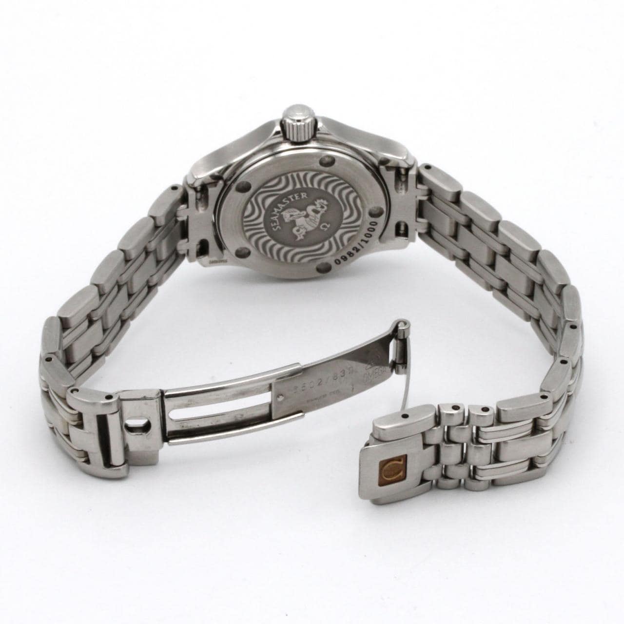 【ノーメンテナンス還元価格】オメガ シーマスター120･マイヨール'97 LIMITED 2580.80 SS クォーツ