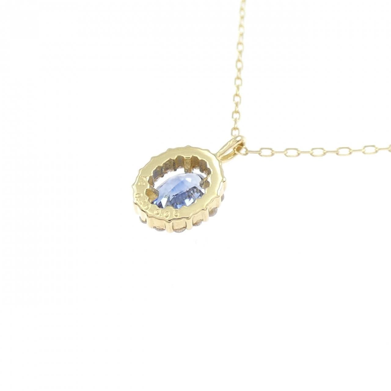 【新品】K18YG サファイヤ ネックレス 0.20CT