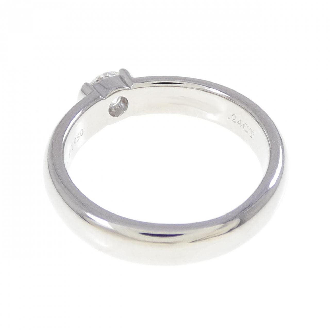 ティファニー ドッツ リング 0.24CT D VVS2 3EXT