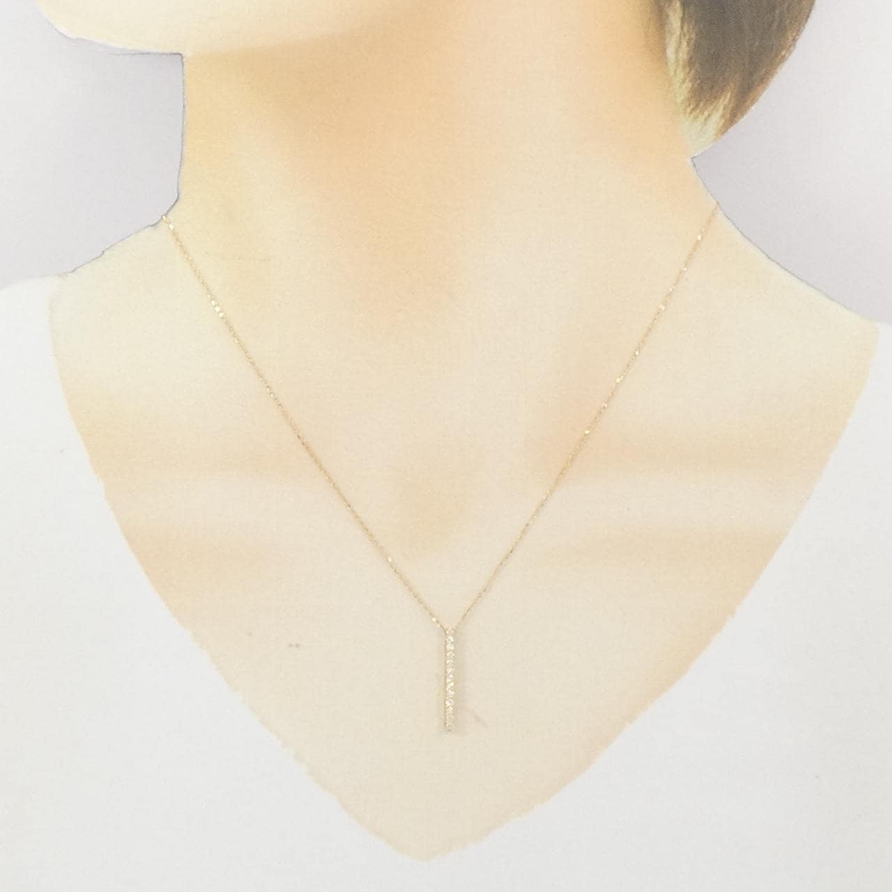 ポンテヴェキオ ダイヤモンド ネックレス 0.11CT