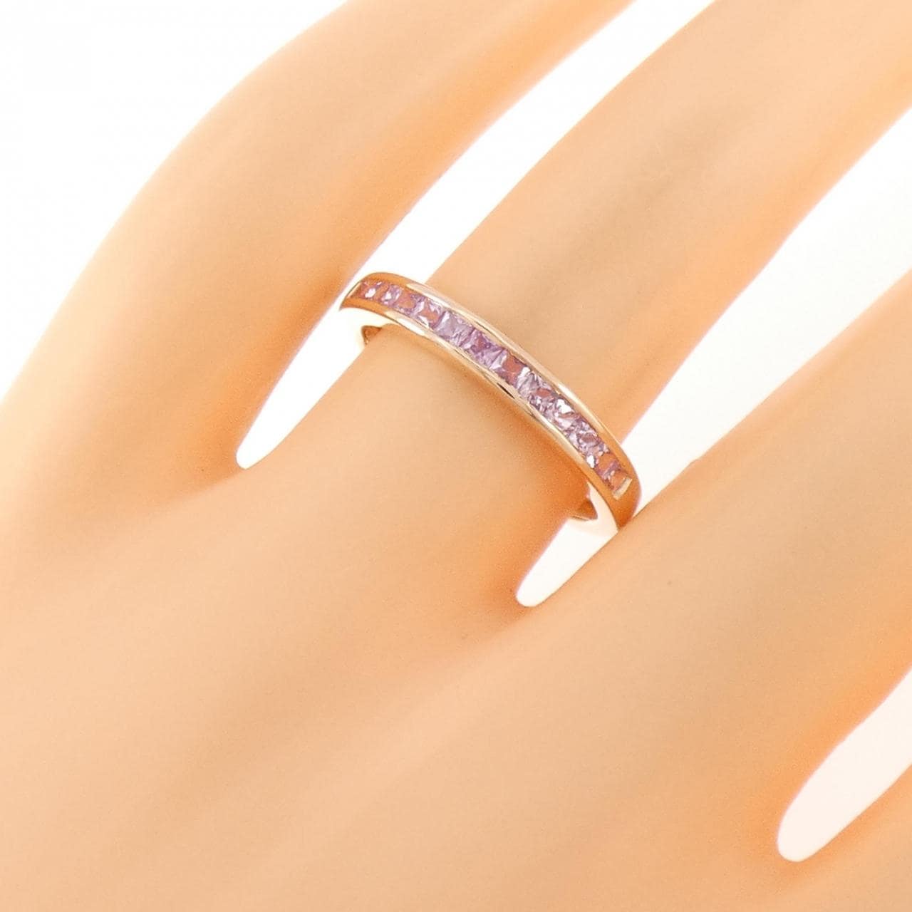 ジーエスティービー サファイヤ リング 0.60CT