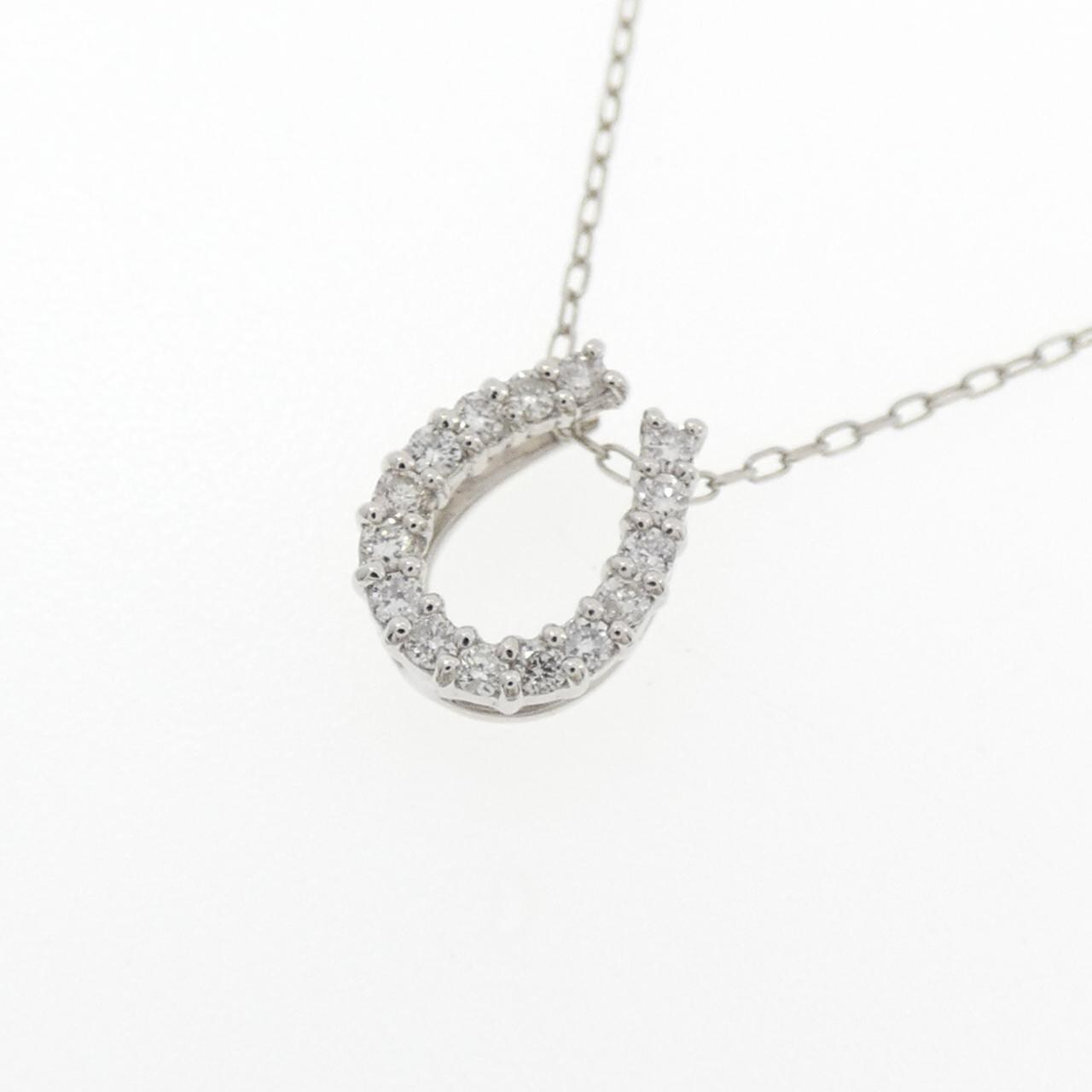 PT900/PT850 ダイヤモンド ネックレス 0.10CT