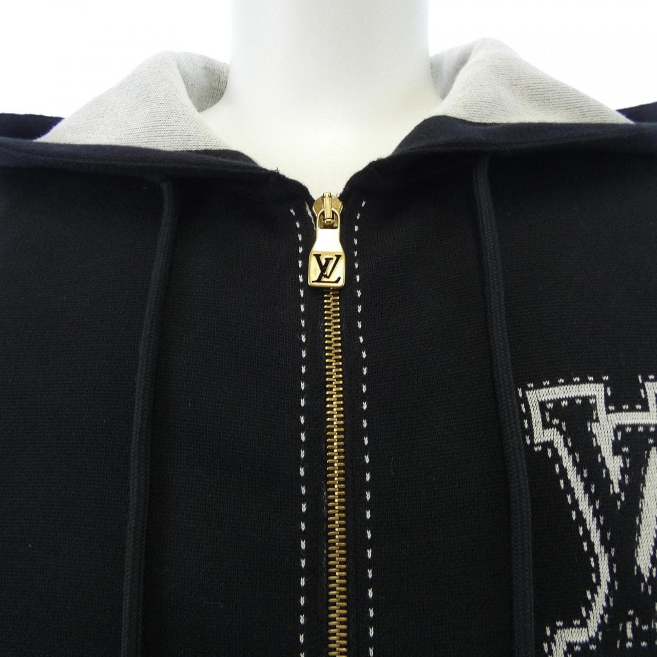 ルイヴィトン LOUIS VUITTON グラフィックインターシャジップコットンフーディ HRN89WAUR パーカー