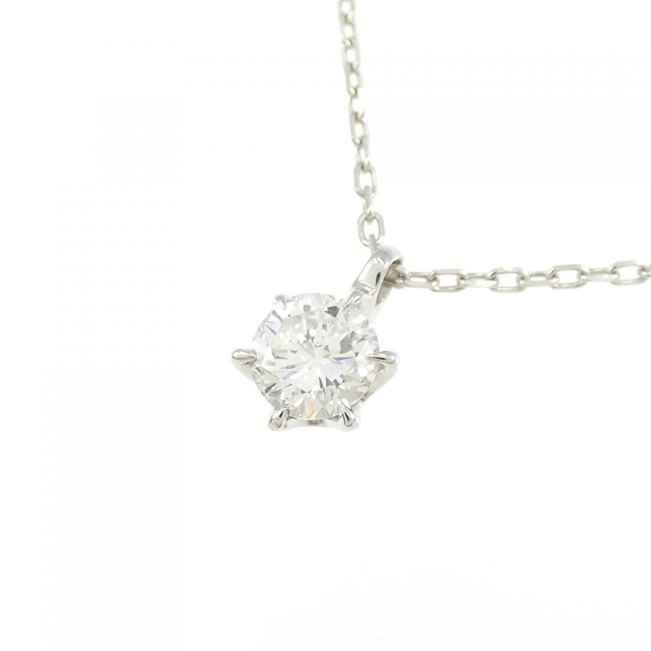 コメ兵｜PT ダイヤモンド ネックレス 0.321CT F SI1 GOOD｜鑑定書付