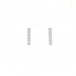 PT900 ダイヤモンド ピアス 0.06CT