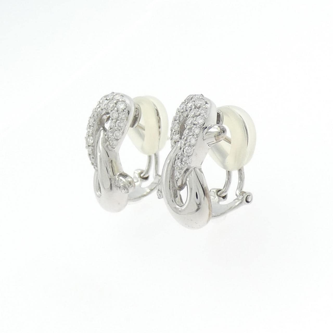 K18WG ダイヤモンド ピアス/イヤリング 0.50CT
