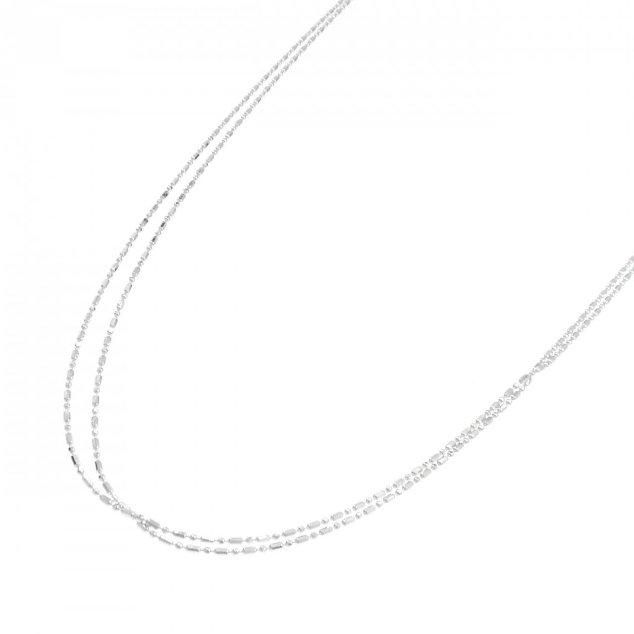 K18WG ネックレス