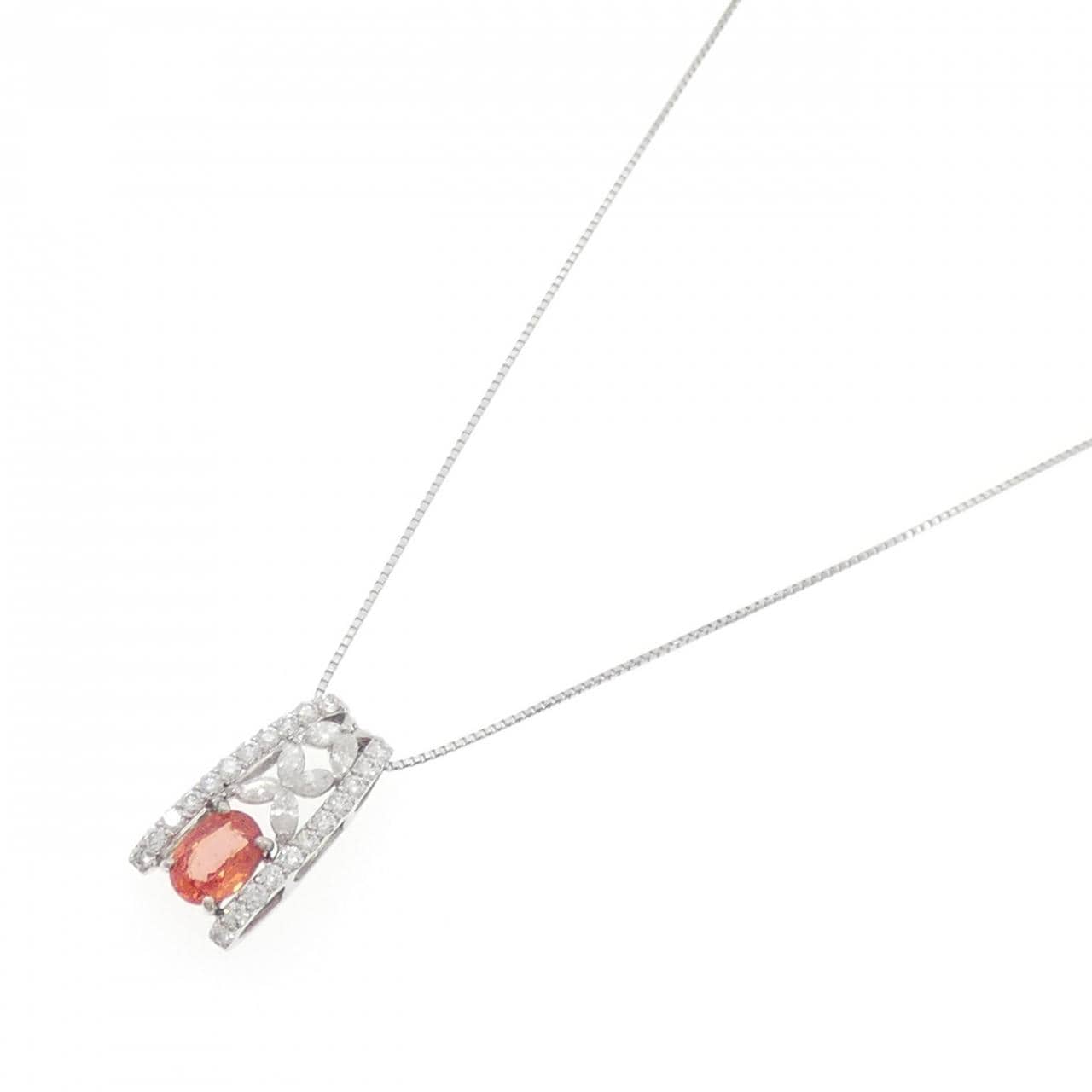 PT900/PT850 サファイヤ ネックレス 1.046CT