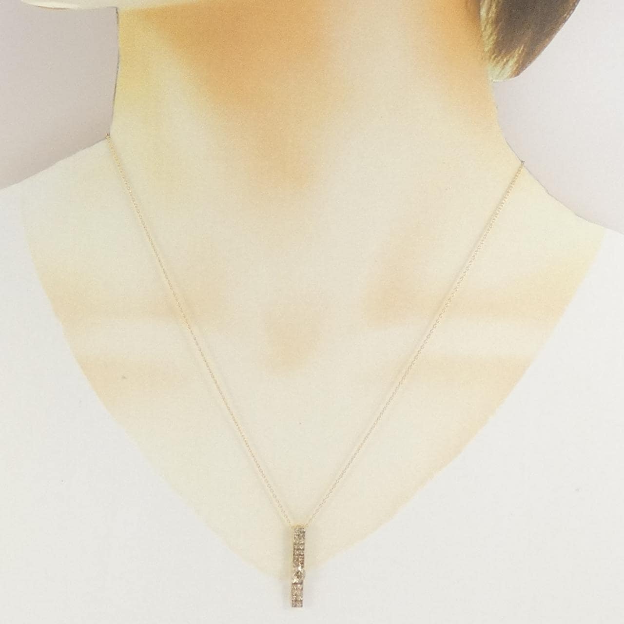 ジーエスティービー ダイヤモンド ネックレス 0.25CT
