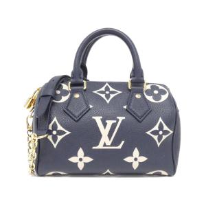 [未使用品] LOUIS VUITTON双色Monogram Empreinte Speedy Bandouliere M47048 包