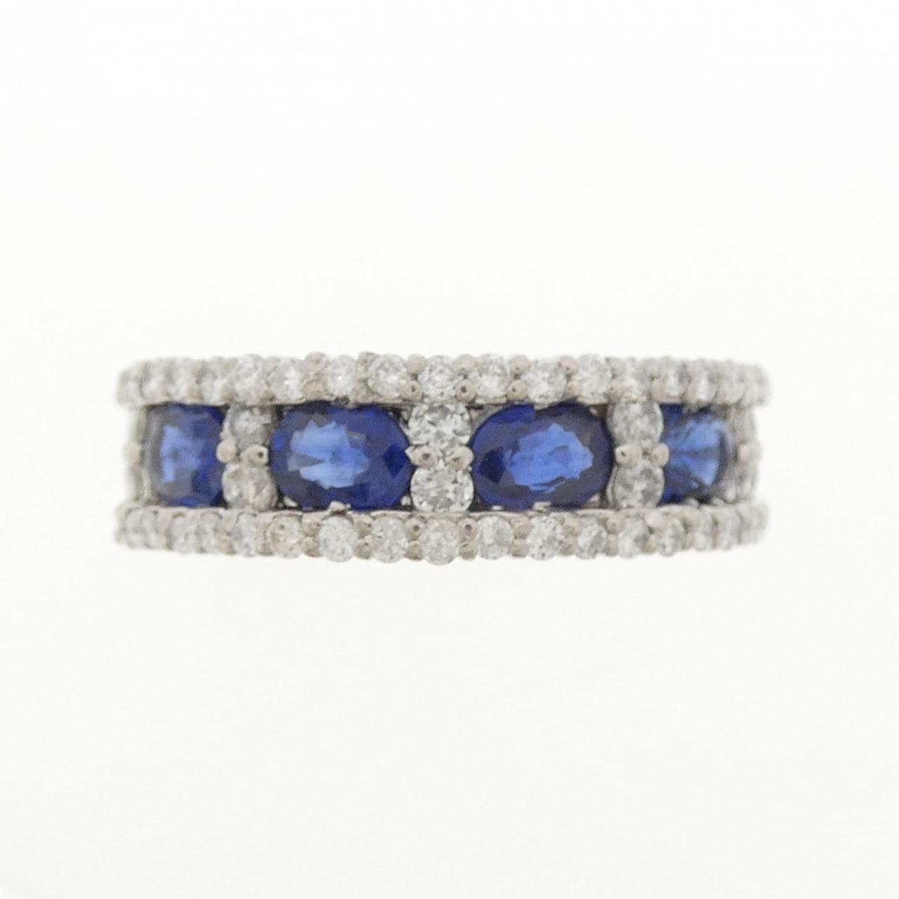 PT900蓝宝石戒指1.00CT