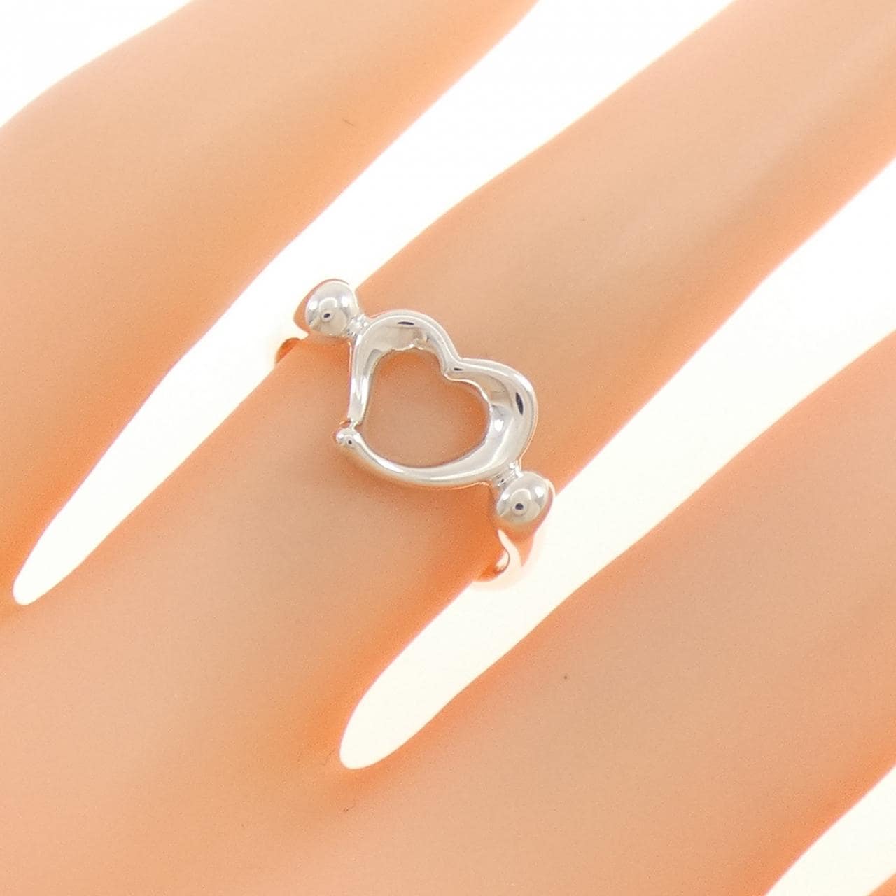 ティファニー オープンハート リング