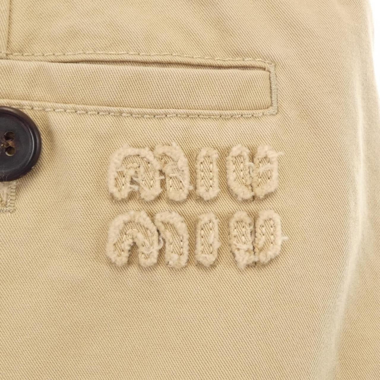 ミュウミュウ MIU MIU OLD GABARDINE MP1956 SOOO 19EK パンツ