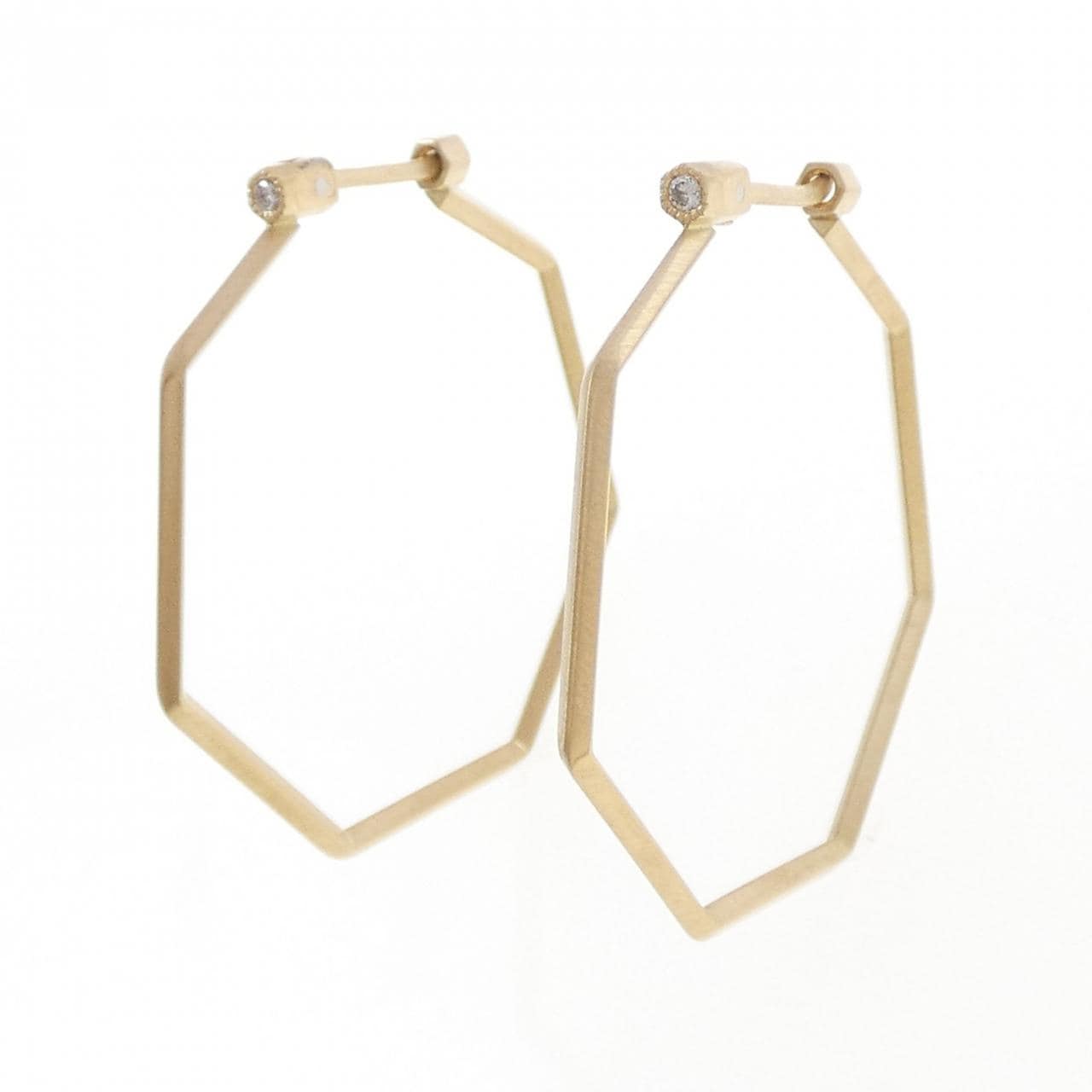 ハム ダイヤモンド ピアス 0.02CT