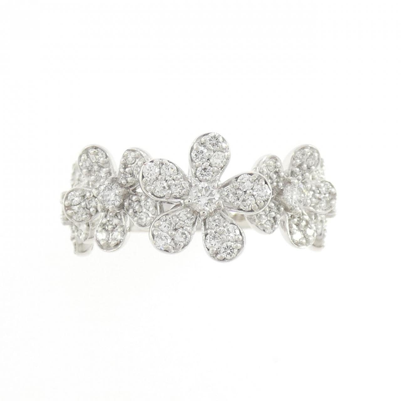 ポンテヴェキオ フラワー リング 0.77CT