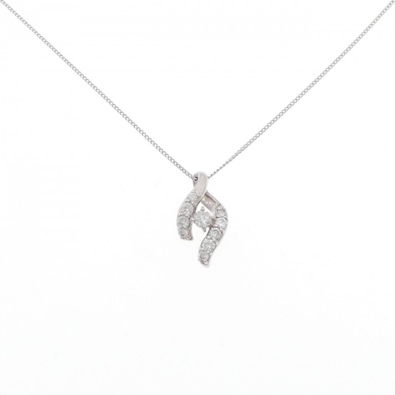 PT900/PT850 ダイヤモンド ネックレス 0.52CT