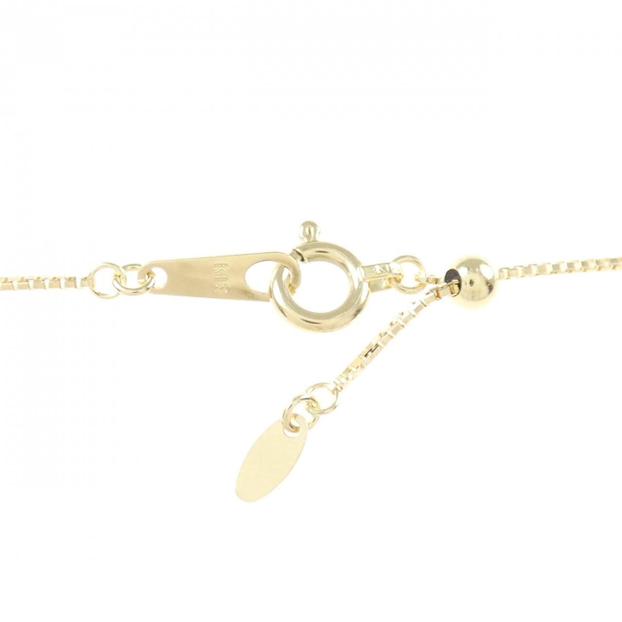K18YG フラワー ダイヤモンド ネックレス 1.00CT