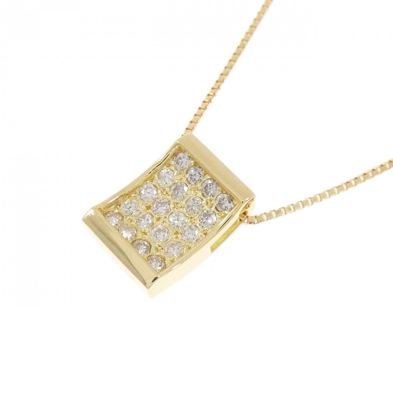 K18YG ダイヤモンド ネックレス 0.25CT
