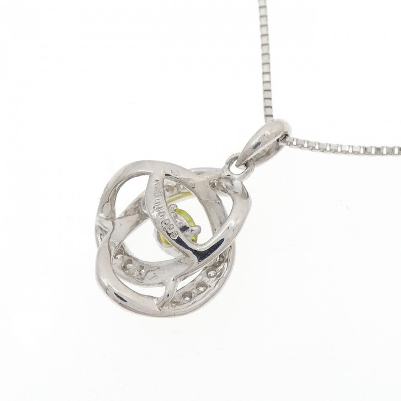 PT900/PT850 ダイヤモンド ネックレス 0.15CT