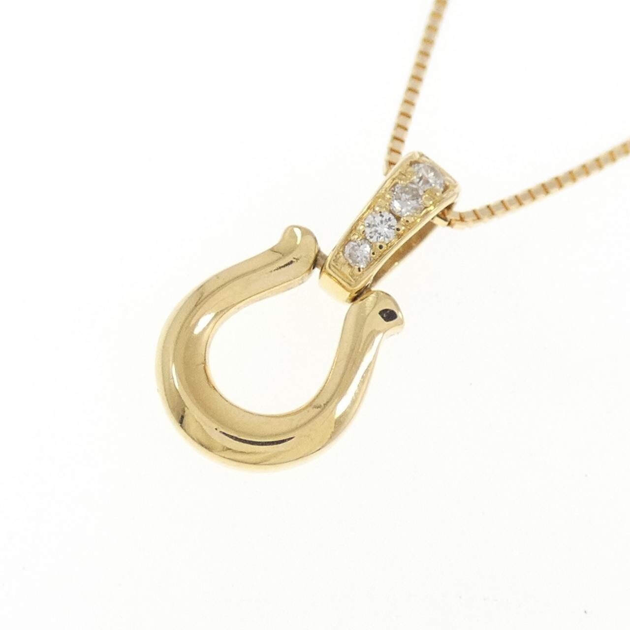 K18YG ダイヤモンド ネックレス 0.05CT