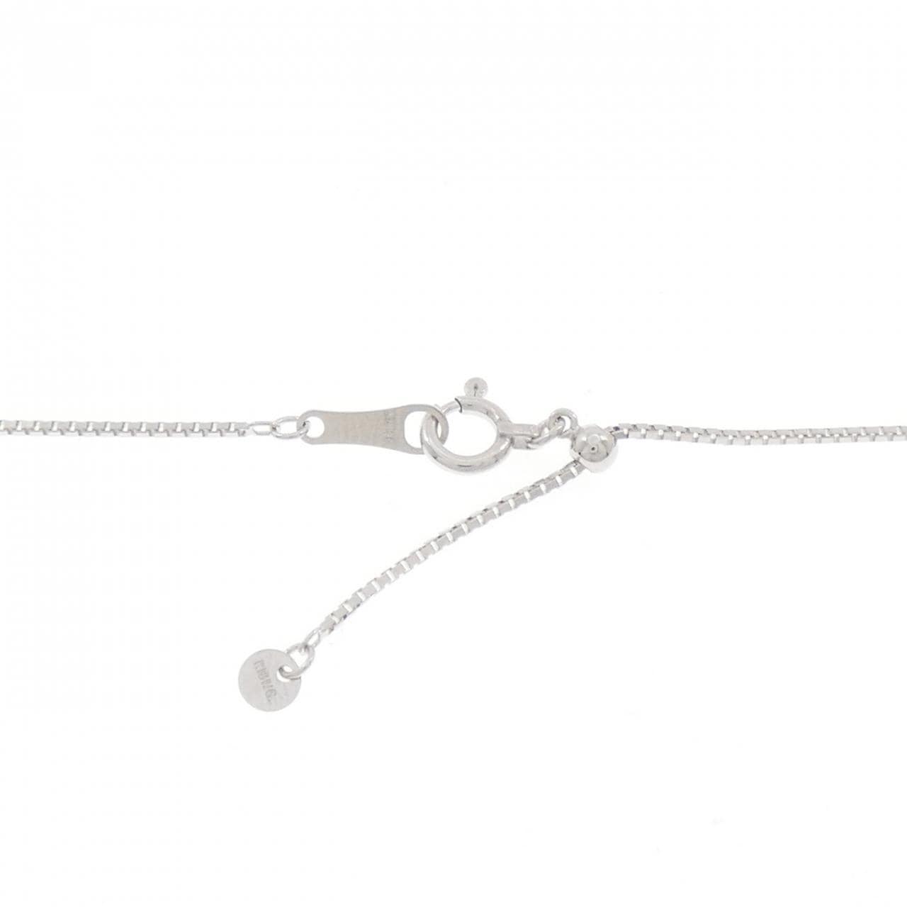 K18WG ハート ダイヤモンド ネックレス 0.80CT