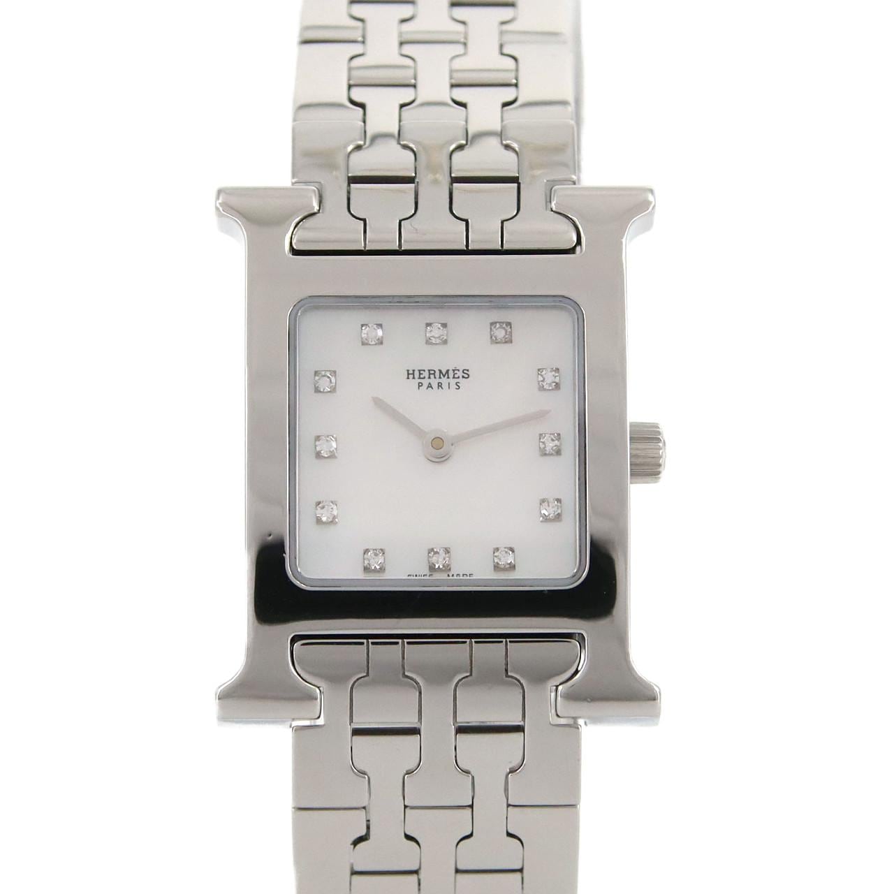 HERMES H Watch・12P HH1.210 SS Quartz