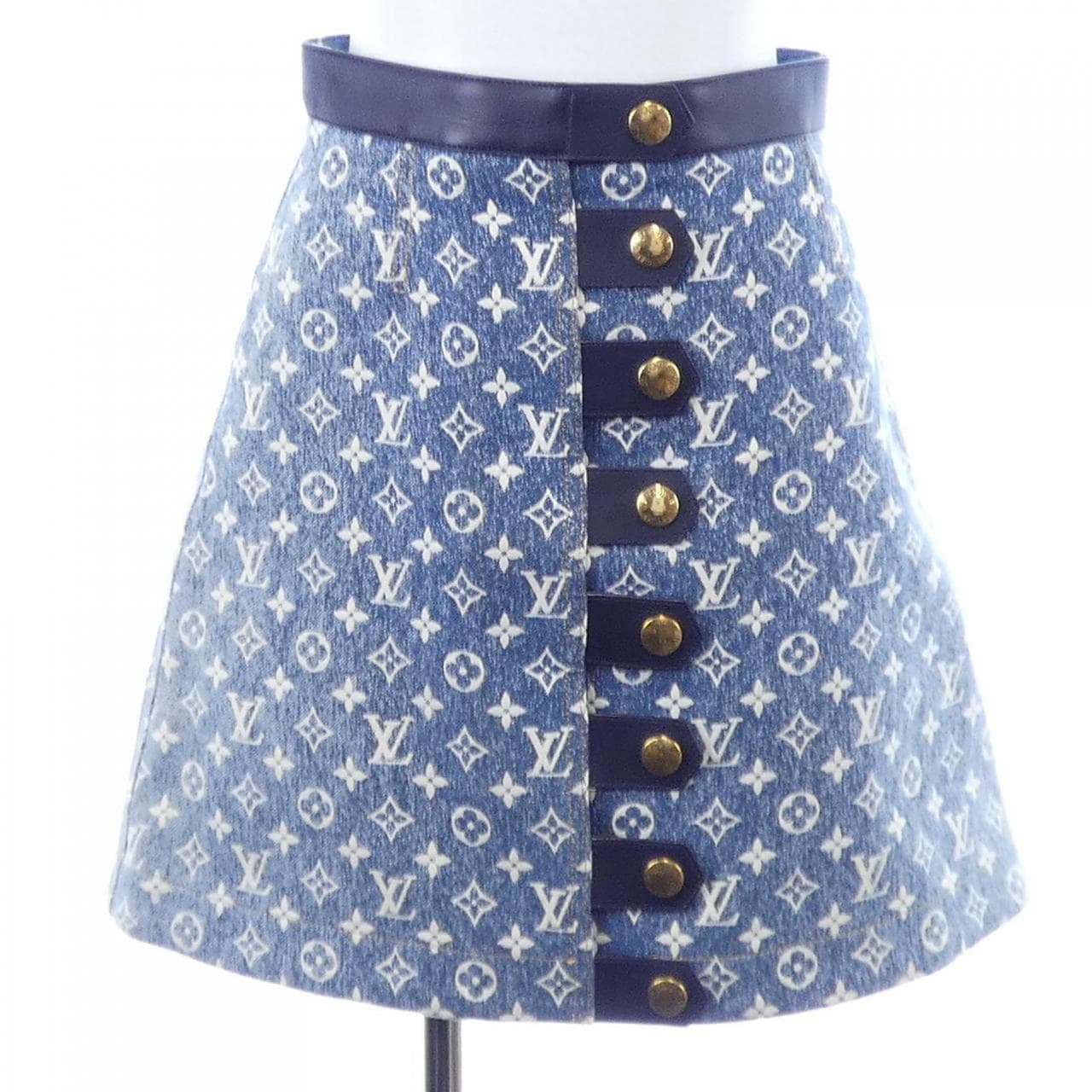 ルイヴィトン LOUIS VUITTON モノグラムジャカードデニム FMSK27KJ2 スカート