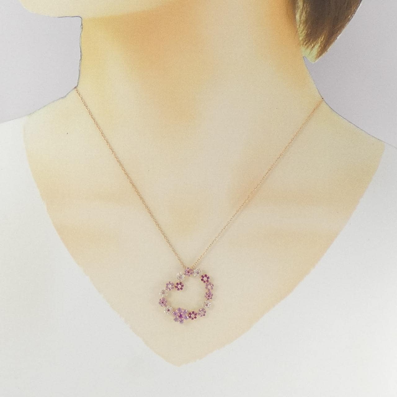 ポンテヴェキオ サファイヤ ネックレス 1.16CT