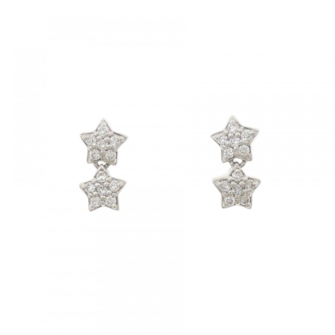 ポンテヴェキオ ダイヤモンド ピアス 0.22CT