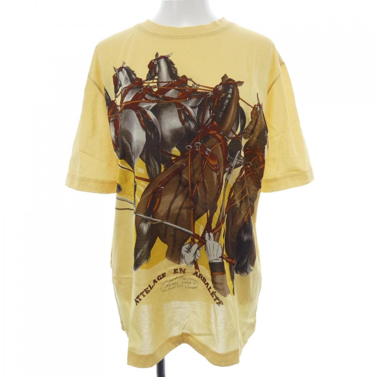 【ヴィンテージ】エルメス HERMES ATTELAGE EN ARBALETE Tシャツ