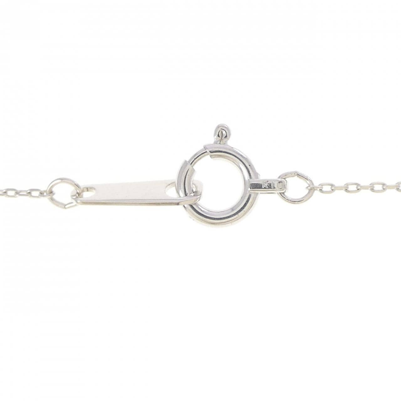 K10WG ダイヤモンド ネックレス 0.15CT