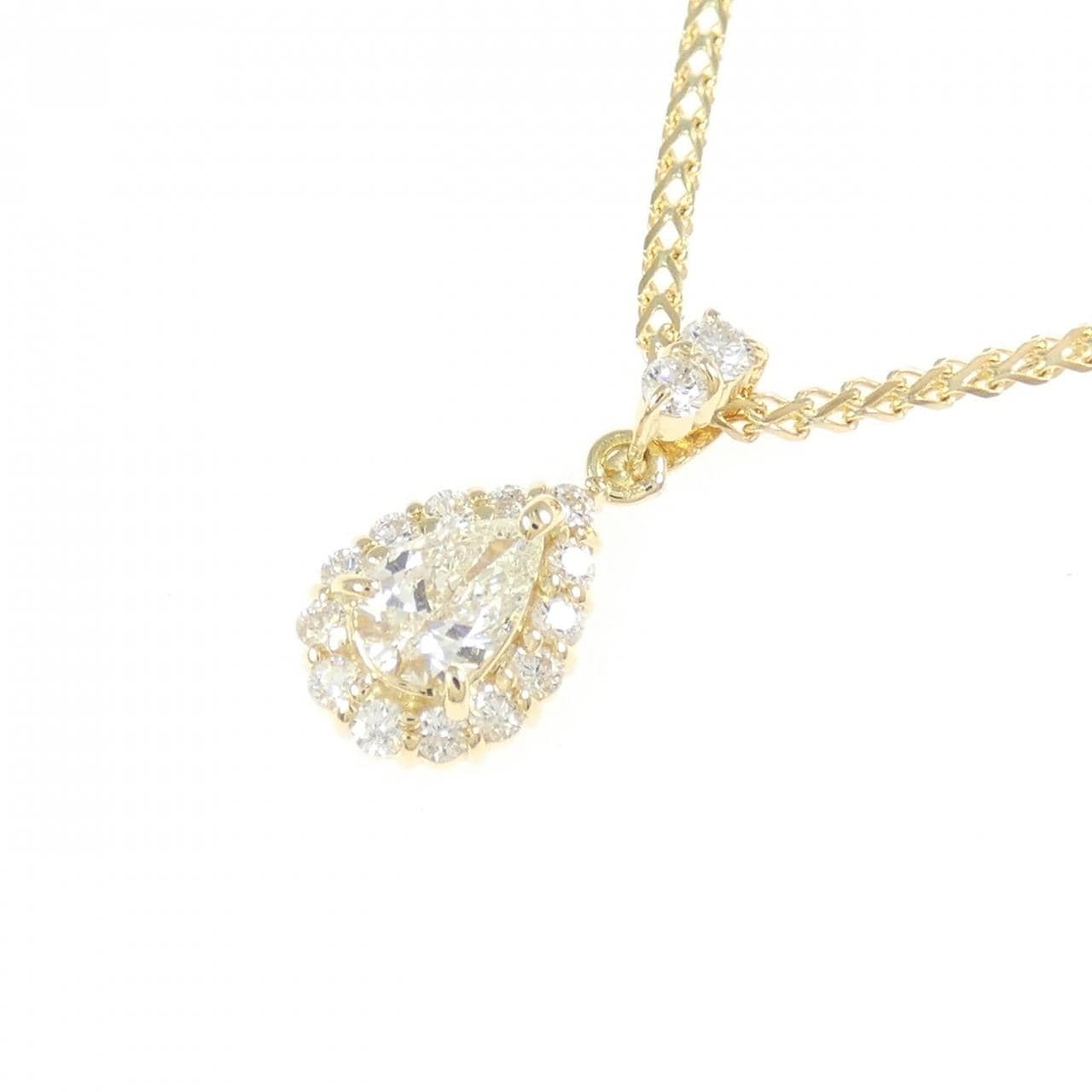 K18YG ダイヤモンド ネックレス 0.30CT