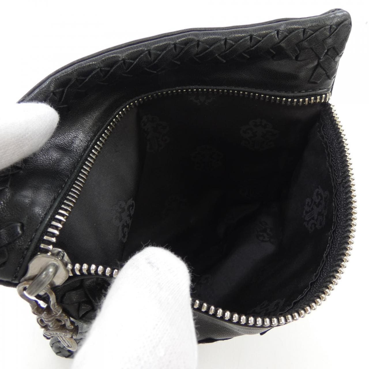 クロムハーツ CHROME HEARTS 3セメタリー クロスパッチ POUCH