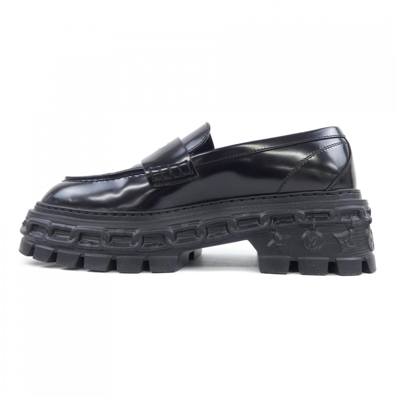 ルイヴィトン LOUIS VUITTON LVレコードラインローファー シューズ