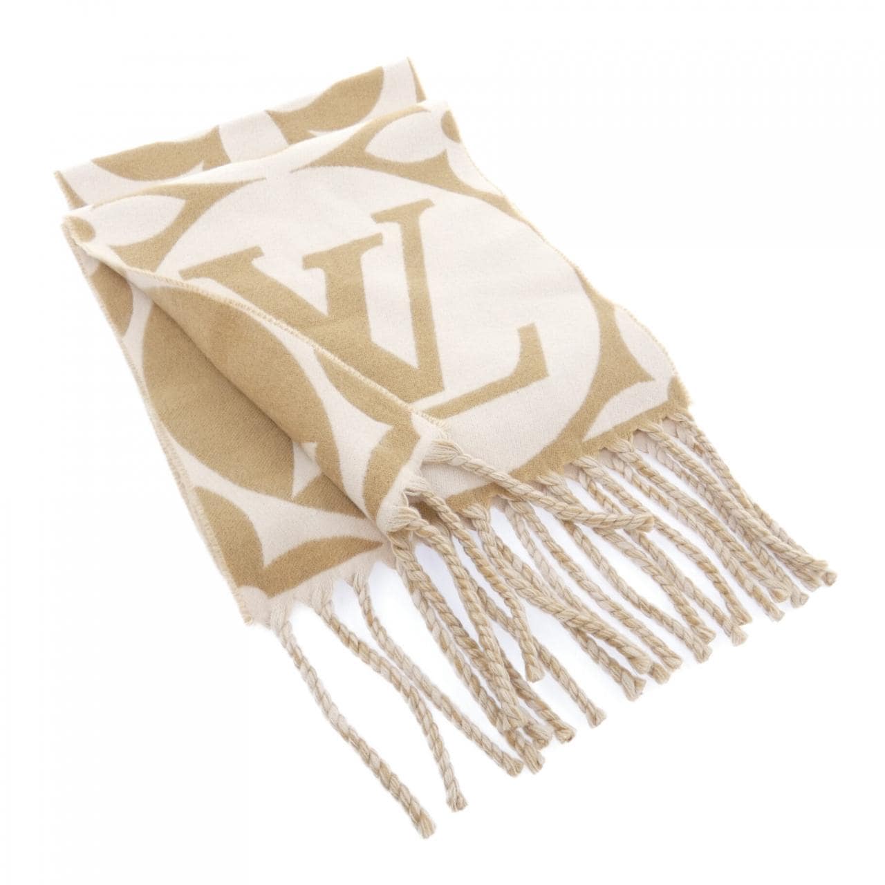 ルイヴィトン LOUIS VUITTON LVメダリオン M79213 MUFFLER