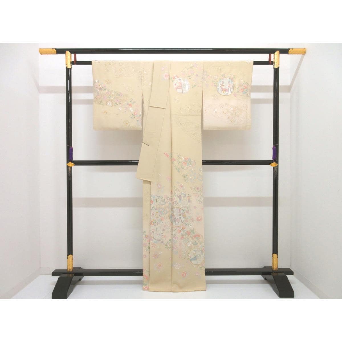 訪問着　刺繍加工