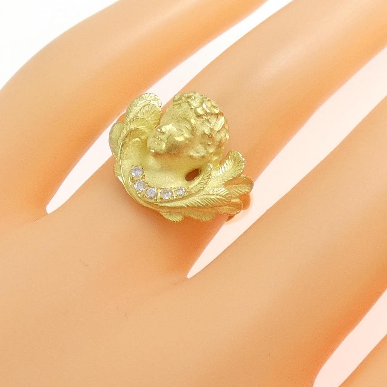 K18YG ダイヤモンド リング 0.05CT