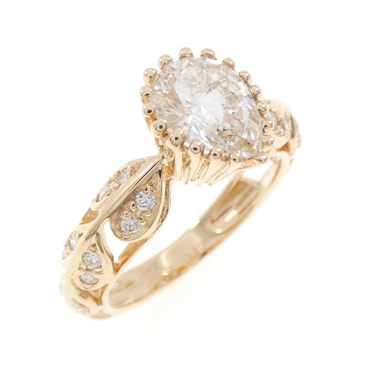 K18PG ダイヤモンド リング 1.050CT